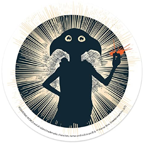 Paper House Productions Harry Potter Dobby 'Snap' Die-Cut Vinyl-Aufkleber, 7,6 cm