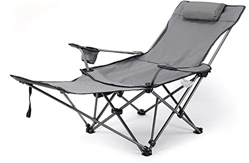 CFMZ Campingstuhl Faltbar Kleines Packmaß, Angelstuhl mit FußAblage Karpfenstuhl XXL Klappbarer Campingsessel mit Verstellbar Hochlehner Leicht Angelstuhl mit Armlehne