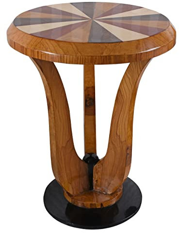 Tisch Beistelltisch Holz Intarsien Holztisch Antik Teetisch cat041 Palazzo Exklusiv