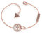 Bracciale Donna Guess EQUILIBERO Colore Oro Rosa UBB79079-S, Talla única, Acciaio inossidabile, Swarovski