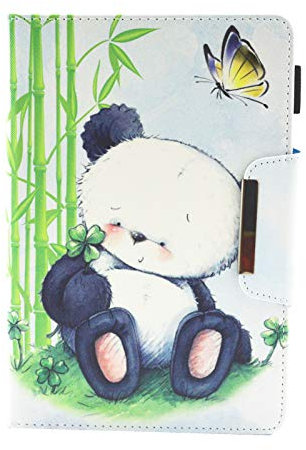 Xkladz Universal Case for All 9-11 inch Tablet, Protective Cover Stand Folio Case for Samsung Tab 9.6/10.1/10.5, iPad 9.7-11, Lenovo Dragon Touch 10, Fire HD 10, Huawei 10.1-10.8 - Panda