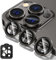 MiKoyi Protector de Lente de Cámara Compatibile con iPhone 14 Pro/iPhone 14 Pro Max Protectores Objetivos 9H Dureza Cristal Templado Anti-Arañazos Aleación de Alumio Protector Camara, Negro
