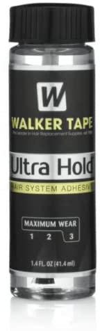 Ultra Hold (42ml) Brush On Adhesive – 1.4 fl oz Hair Glue For Toupee, Hair Systems, Weaves, Wigs, Walker Tape, Hair Extensions, With A Strong Hold…