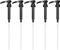 Lot de 5 Pompes à sirop de café - Pompe de Rechange pour sirop d'arômes Caramel - pour Bouteilles de 750 ML à 1 l - Noir