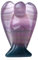 QINJIEJIE Fluorit Engel Figur Schutzengel Natürliche Kristalle Edelsteine Heilung Kristall Wächter Engel Statue Reiki Engel Figur Angel Deko Geschenke