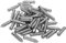 50 Stück Reifenbolzen, M6 X 6 Mm Schnee Anti Rutsch Reifenbolzen, Hochfeste Wolframstahl Aluminium Reifenschraube für Rennen, Auto, Gabelstapler, Motorrad, Geländewagen