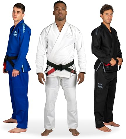 Sanabul Essential BJJ Gi für Herren, brasilianischer Jiu Jitsu Gi, ultraleichter, sanforisierter Baumwollstoff, Jiu-Jitsu Gi