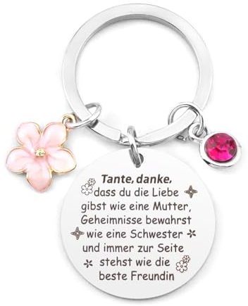 Tante Geschenk,Beste Tante Geschenk,Tante Weihnachten Geschenke für Tante von Nichte Neffen,Geschenk Tante Geburtstag Schlüsselanhänger Tante Weihnachtsgeschenke für Tante Geschenk Tante Valentinstag