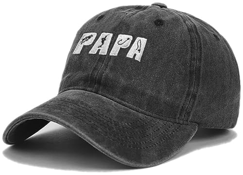 Malaxlx Papa Baseballkappe Herren Kappe Verstellbar Baseball Cap Draußen Trucker Cap Snapback Cap Sportkappe