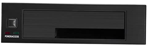 OSALADI Festplattenschächte HDD SSD Halterung Interne Festplatte Hard Drive Bracket Internal Hard Drive Mount Frontschacht-Adapter Festplatten-Montagesatz Edelstahl und Kunststoff Black