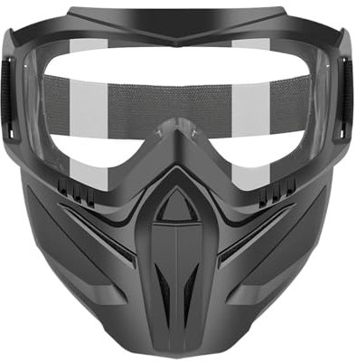 Occhiali Da Moto Rimovibili Maschera Per Casco, Motociclo Occhiali Maschera Occhiali Moto Occhiali Rimovibili, Maschera Da Motocross Con Occhiali Di Protezione, Occhiali Da Corsa Per Motociclette
