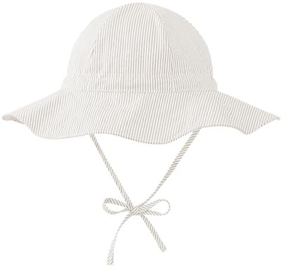 TPZORJX 1 sombrero para el sol, sombrero para bebé, niños, ajustable, plegable, protección UV, con correas ajustables y ala ancha, talla L.