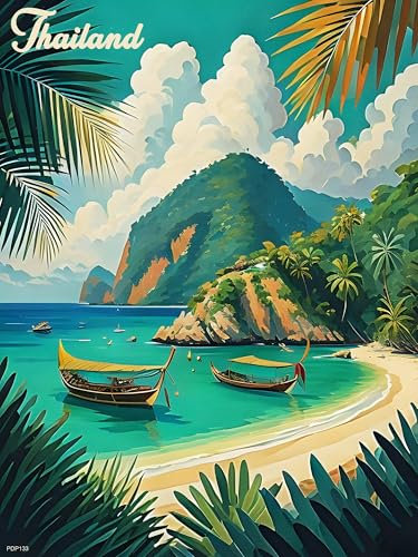 onthewall Thailand Reiseposter 30 x 40 cm Kunstdruck