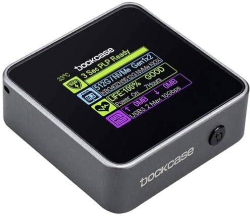 Dockcase Pocket Smart M.2 SSD-Gehäuse USB-C® (USB 3.2 Gen 2) 10 GBit/s M.2 PCIe NVMe 2230 DSWC1M-3G