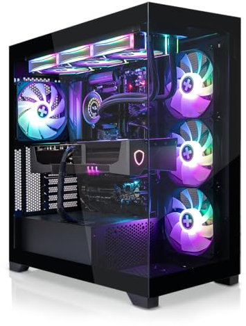 SYSTEMTREFF PC Gamer High-End Intel Core i9-14900K 24x6GHz | AMD Radeon RX 9070 XT 16GB | 1To M.2 NVMe | 32Go DDR5 RAM | Windows 11 Pro | Ordinateur de Bureau pour Les Joueurs, Les Gamers & Streamer