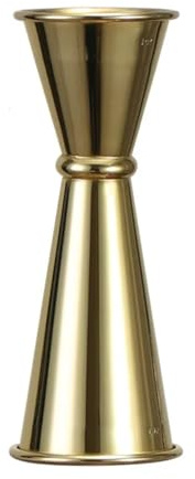 SparklWLeaf 2 Pezzi da 15-60 ml, misurino in Acciaio Inox for Cocktail, misurino for Bevande alcoliche, Jigger, Utensili da Cucina e Bar. per Le Bevande(Gold 30 60ml)