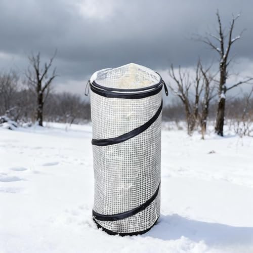 Mini-Gewächshausabdeckung, tragbar, PVC, Pflanzenschutz, Frostschutz, Pop-Up für Wintergemüse, 2 Stück
