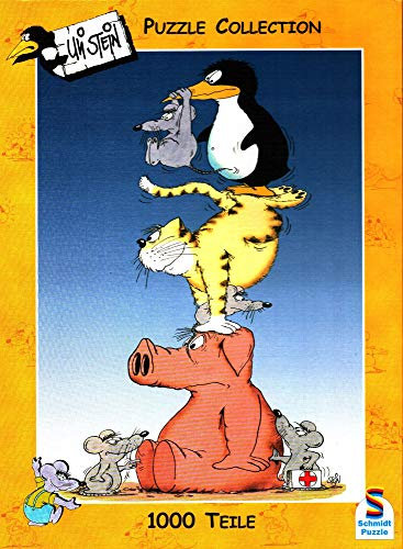 Schmidt Spiele - Uli Stein, Tierische Pyramide, 1000 Teile Puzzle