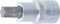 BGS 4375 | Douille à embouts | 12,5 mm (1/2) | profil T (pour Torx) T55