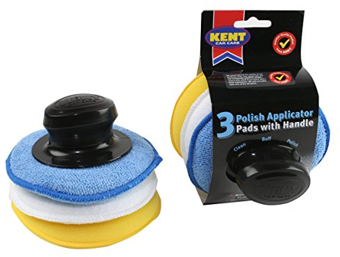 Kent Q9255 - Tamponi per Pulizia Auto con Impugnatura, Confezione da 3