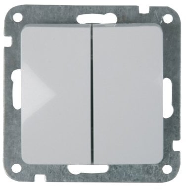 UNITEC Serienschalter, Monaco, Serie 202, ultraweiß