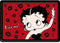 Betty Boop - Kiss me!, Blechpostkarte 10 x 14 cm