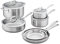 ZWILLING Spirit 3-lagiges 10-teiliges Edelstahl-Topf- und Pfannen-Set, Dutch Oven, Bratpfanne, Silber