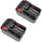 2X Hochleistungs Li-Ion Akku 28V / 2000mAh ersetzt AEG/Milwaukee 48-11-2830 0700956730 für V28PD V28CS V28CS/0 V28IW V28HX V28H V28H/0 V28G V28C V28AG V28B Würth 0700956730 Master H28MA