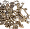 GOLDGE 80er Vintage Deko Schlüssel Bronze Schlüssel Retro Anhänger für Halskette zum Herstellen von Schmuck, Basteln
