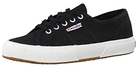 Superga Leinenschuhe Cotu Classic 2750 Black Fwhite 42