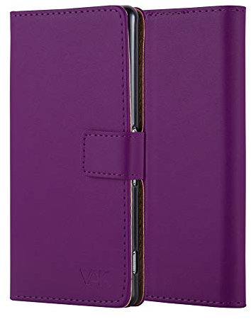 Case For SONY Xperia XA1 Phone Case Luxury Leather Magnetic Flip Wallet Card Holder Book Stand View Protective Cover For Experia XA1 (Purple)