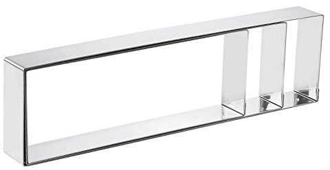 Paderno World Cuisine 47546-51 Cercle à Tarte Rectangulaire Acier Inoxydable Gris