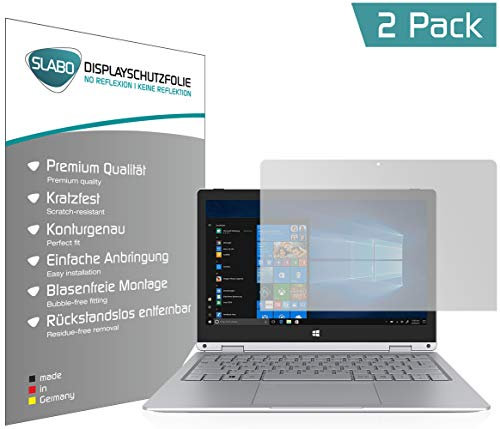 Slabo 2 x Displayschutzfolie für TrekStor Primebook C11 (11,6) Displayschutz Schutzfolie Folie No Reflexion|Keine Reflektion MATT - Entspiegelnd Made IN Germany