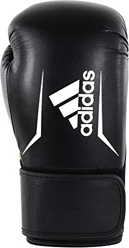 adidas Unisex Speed 100 - Sort/hvid; Adsbg101 Boxhandschuhe, schwarz/ weiß, 8 oz EU