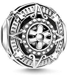 Thomas Sabo Damen-Bead Maya Kalender 925er Sterlingsilber geschwärzt K0322-637-21