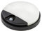 HUBER LED Wandlampe mit Bewegungsmelder 140° 10W, 957lm I IP54 geschützte LED Außenleuchte mit Bewegungssensor I Wandleuchte innen, rund, anthrazit