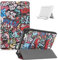 Shinyzone Compatible with Amazon Fire HD 8 2020 Case,Amazon Fire HD 8 Plus 2020 Tablet Case,Ultra Slim Lightweight PU Leather Trifold Stand Smart Cover with Auto Wake/Sleep + Phone Stand,Graffiti