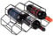 Portabottiglie da vino autoportante Fantasee 9 bottiglie | Mobiletto portabottiglie da tavolo leggero per gli amanti del vino, nero - per bottiglie da 750 ml o diametro inferiore a 8,1 cm