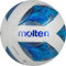 Molten Vantaggio 1000 Football, Superior Training Practice Ball, Durable Thermoplastic Polyurethane, Size 5 - For Boys and Girls Aged 14 plus and Adults, Hi-Vis Blue Flame Design