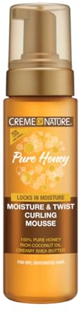 Creme of nature Pure Honey Foam Mousse, 207 ml