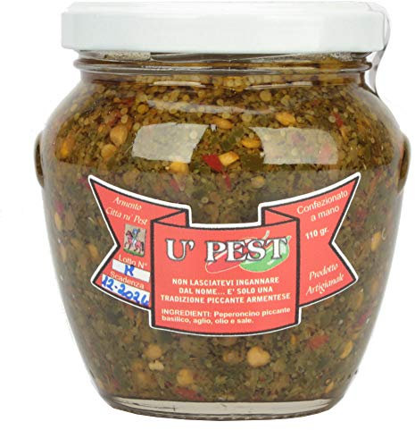 Pesto di Basilico e Peperoncini Verdi prodotto artigianale lucano | Combo gustosa con i cavatelli fatti rigorosamente a mano