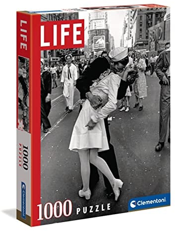 Clementoni - 39631 - Puzzle Life Magazine - jigsaw puzzle 1000 pieces - jigsaw puzzle black and white, vintage - Made in Italy, jigsaw puzzle for adults