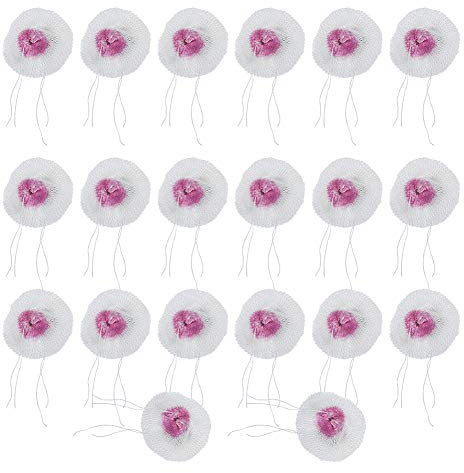 20 Manchons de Lampe à Gaz, Universels de Rechange pour Lampe à Gaz à Incandescence Manchons de Kérosène en Maille Légère avec Cordon, Manchons Remplacement pour Lampe Lanterne à Gaz Camping