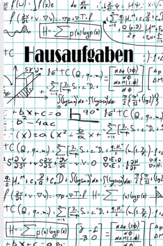 Hausaufgabenheft: Schönes Schulheft für alle Hausaufgaben Designtes Inlay