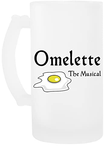 Omelette The Musical! (Something Rotten) Glas Bier Becher Beer Mug