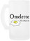 Omelette The Musical! (Something Rotten) Glas Bier Becher Beer Mug