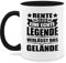 Tasse Tassen 325ml - Rentner - Rente 2025 - Legende verlässt das Gelände - 325 ml - Schwarz - geschenke zum ruhestand männer geschenk für renteneintritt retirement pensionär kaffeetasse