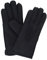 NF NITZSCHE fashion - Lammfell Handschuhe für Damen - 100% Lammfell - warme Winterhandschuhe - Farben: schwarz und braun - verschiedene Größen - eleganter Damenhandschuh (schwarz, 7)