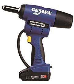 GESIPA Akku Blindnietgerät PowerBird Pro Gold Edition (Setzkraft 20000 N; Gerätehub 25 mm; 18V, 2Ah; ohne Akku) 1679664