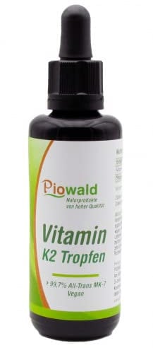 Piowald Vitamin K2 MK7 Tropfen (200µg) - 50ml